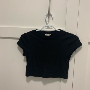 Dynamite fitted cropped baby tee